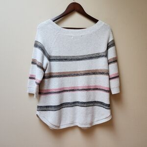 Reitmans Stripe Knit Sweater M